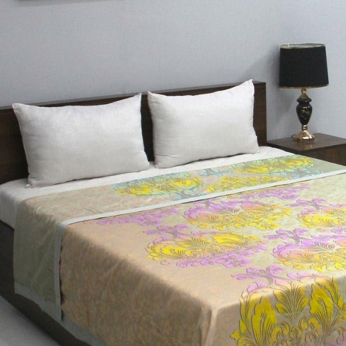 Mihana Floral Reversible Dohar  |   Dohars, Razai & Blankets Bedding Dohars, Razai & Blankets