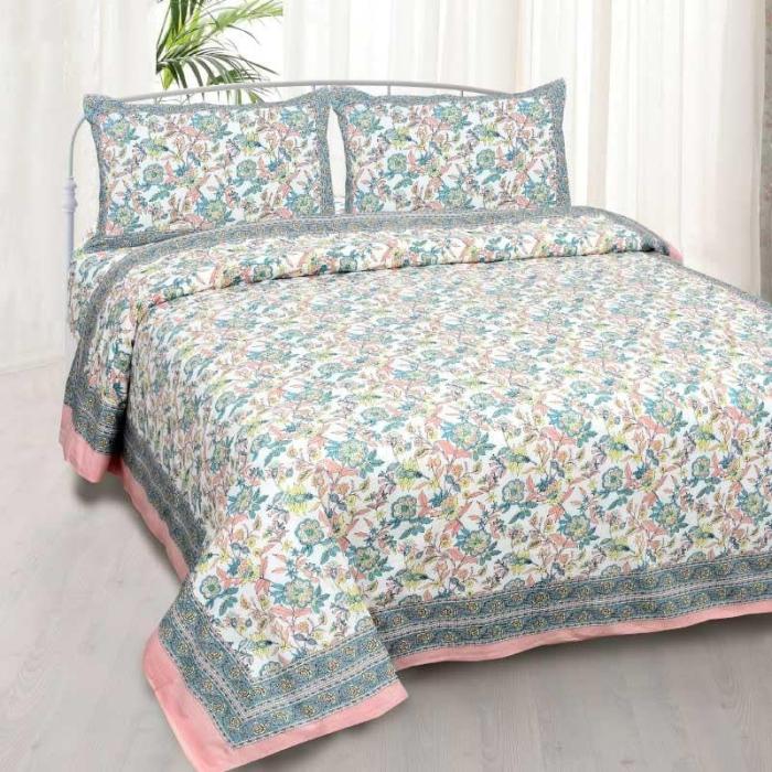 Miksha Floral Bedsheet  |   Floral Bedsheets Bedsheets Floral Bedsheets