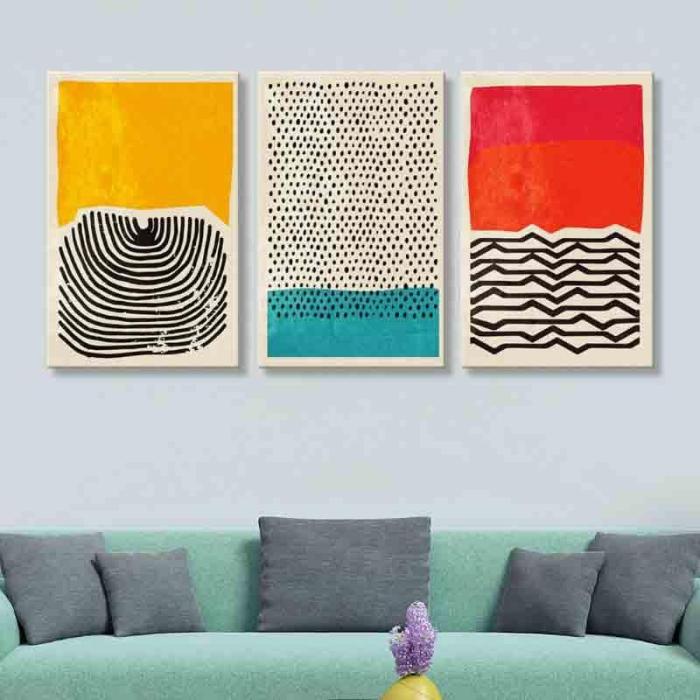 Mindfulness Wall Art – Set Of Three  |   Wall Art & Paintings Wall Art & Paintings Multicolor