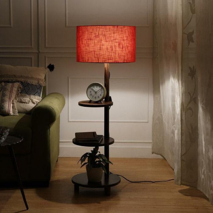 Mirami Runa Floor Lamp With Shelf  |   Floor Lamps Floor Lamps Floor Lamps