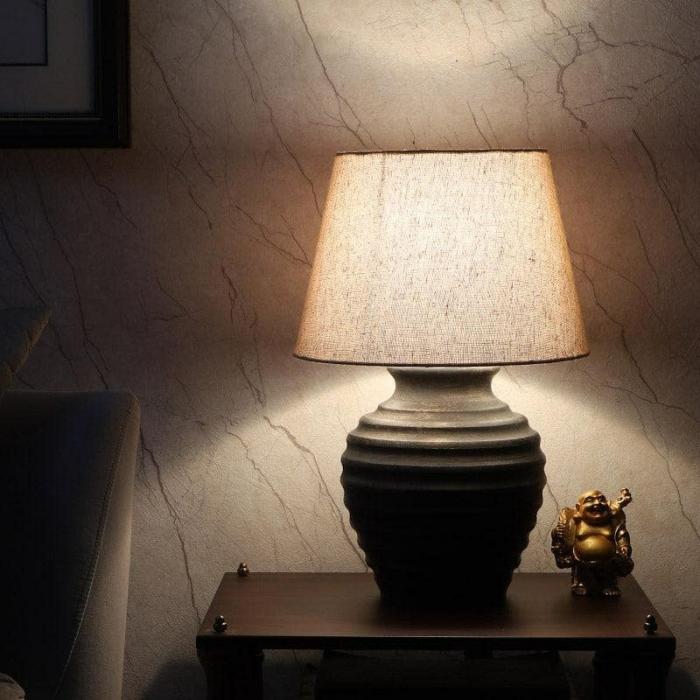 Mishuna Palmer Table Lamp  |   Table Lamps Lamps & Lighting Beige, Brown