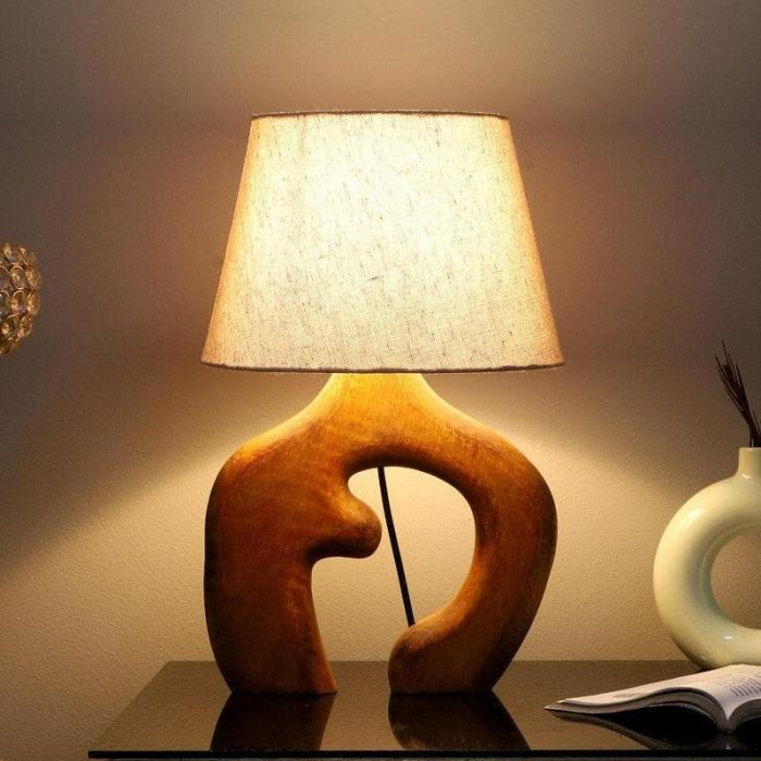 Mishuna Stag Table Lamp  |   Table Lamps Lamps & Lighting Beige, Brown