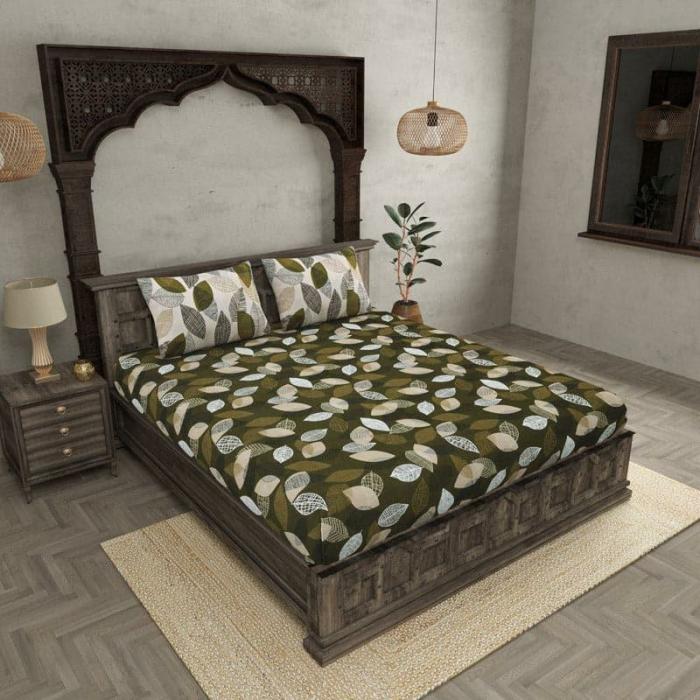 Moira Nature Bedsheet  |   Geometric Bedsheets Bedsheets Geometric Bedsheets