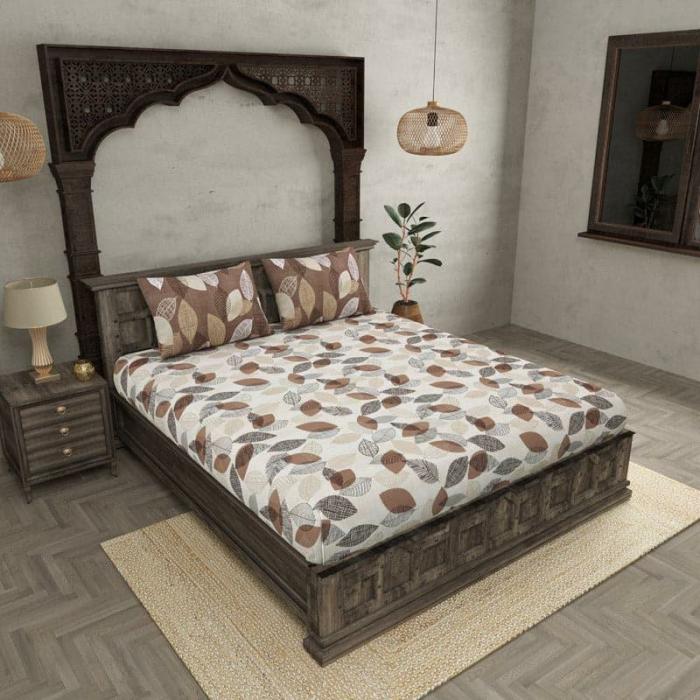 Moira Nature Bedsheet  |   Geometric Bedsheets Bedsheets Geometric Bedsheets