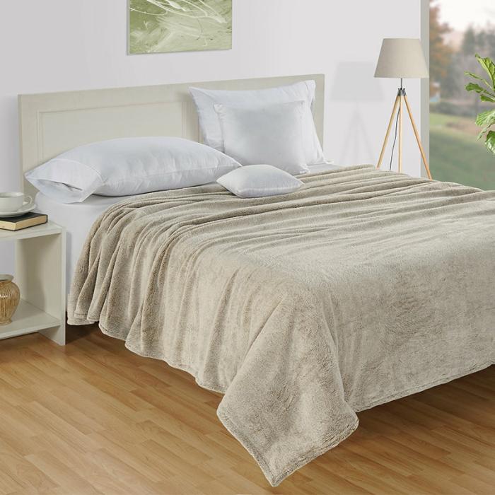 Molly Solid Dohar  |   Dohars, Razai & Blankets Bedding Beige