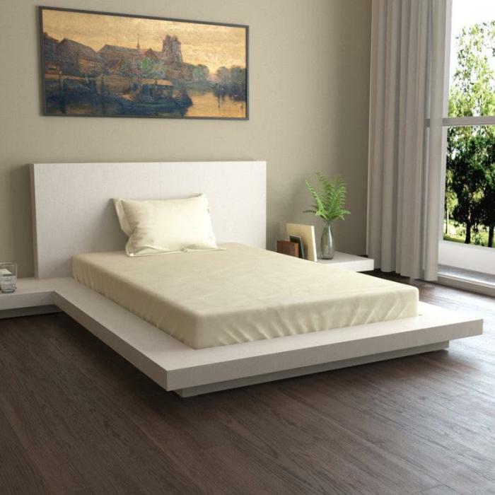 Monochrome Luxe Solid Bedsheet  |   Solid Bedsheets Bedsheets Ivory