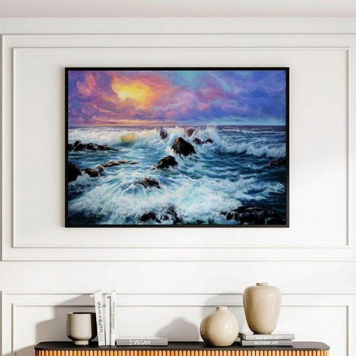 Moonbeam Sunset Wall Painting  |   Wall Art & Paintings Wall Art & Paintings Multicolor