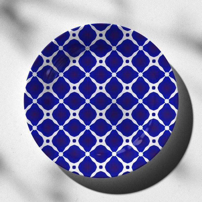 Moroccan Love Wall Plate  |   Wall Plates Wall Decor Blue