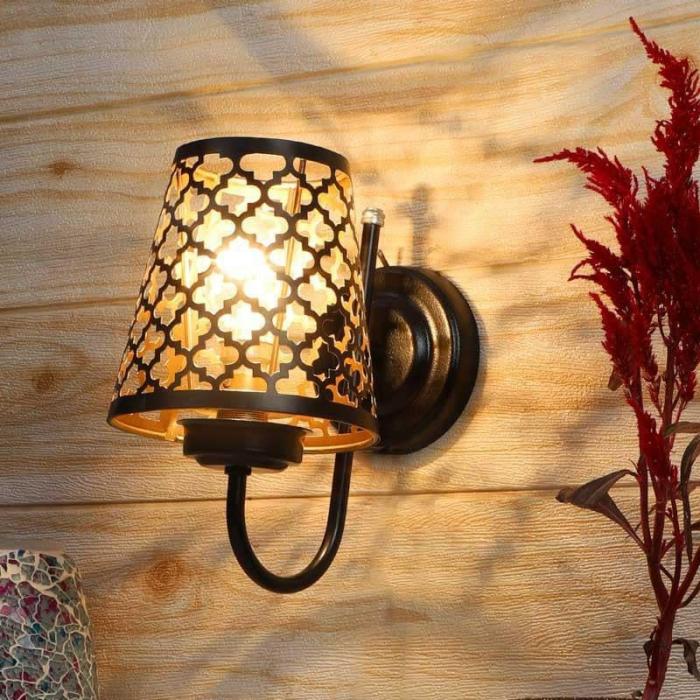 Moroccan Tile Wall Lamp  |   Wall Lamps Lamps & Lighting Black