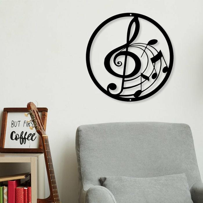 Musical Symphony Wall Art  |   Wall Accents Wall Accents Black