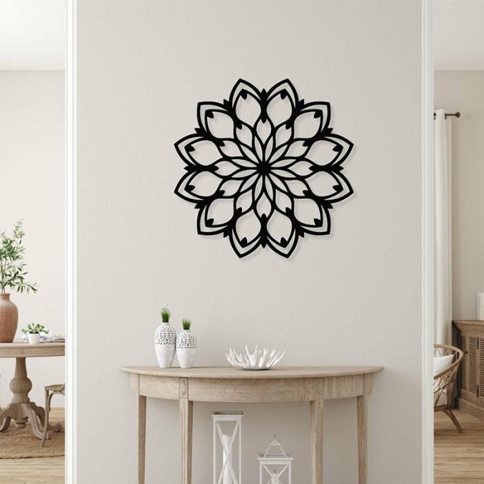 Narta Mandala Wall Art  |   Wall Accents Wall Accents Black