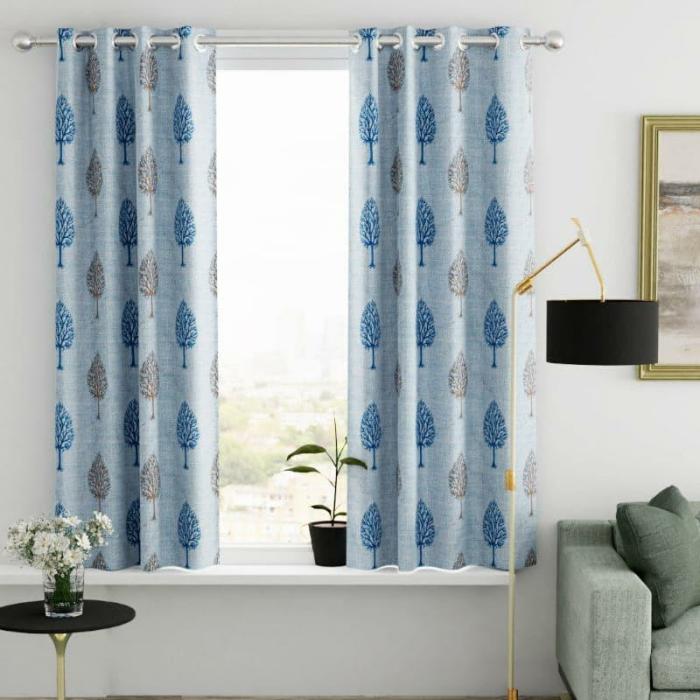 Nigara Ethnic Curtain – Set Of Two  |   Curtains Curtains Blue