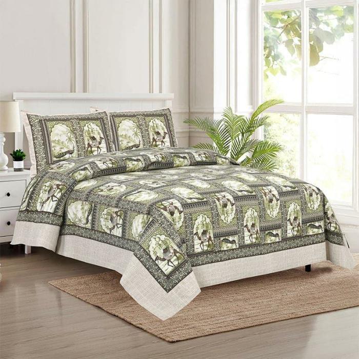 Niran Royal Courtyard Bedsheet  |   Geometric Bedsheets Bedsheets Geometric Bedsheets