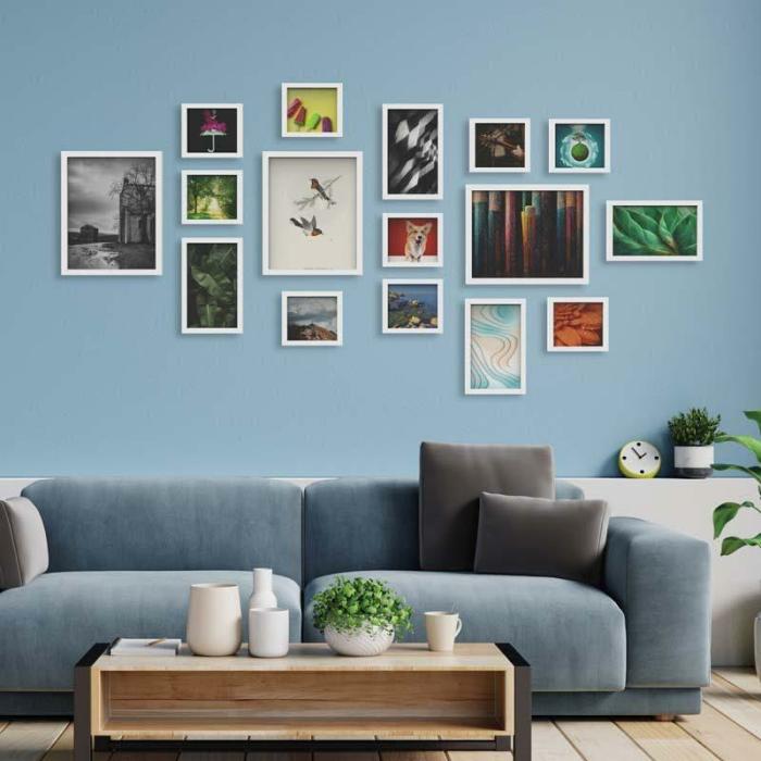 Nostalgia Peeps Photo Frame Collage – Set Of Sixteen  |   Photo-Frames Photo-Frames Photo-Frames