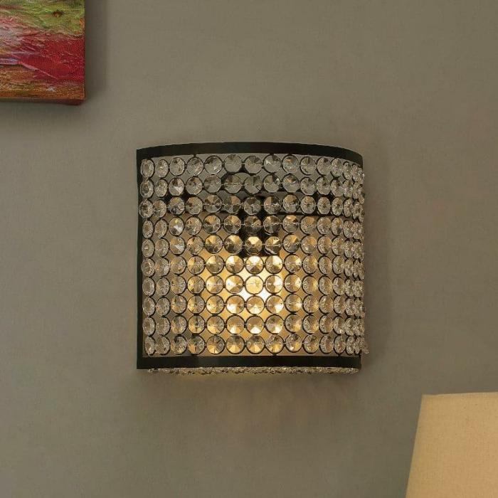 Novalie Crystal Wall Lamp  |   Wall Lamps Lamps & Lighting Black