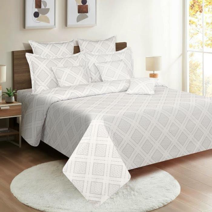 Nurvi Geometric Bedsheet  |   Geometric Bedsheets Bedsheets Geometric Bedsheets