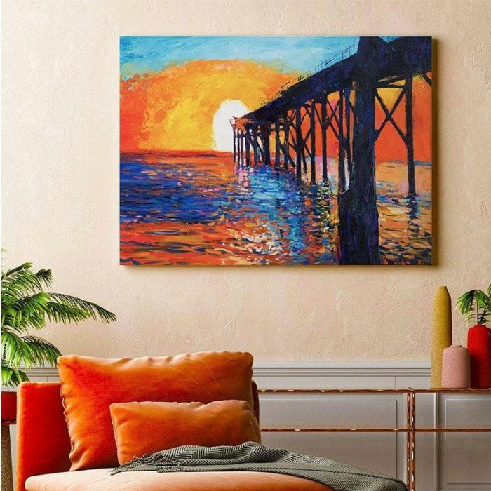 Ocean View Wall Painting  |   Wall Art & Paintings Wall Art & Paintings Multicolor