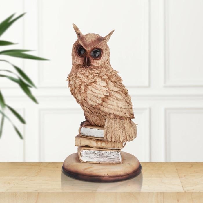 Owl Guard Showpiece  |   Showpieces Showpieces Beige