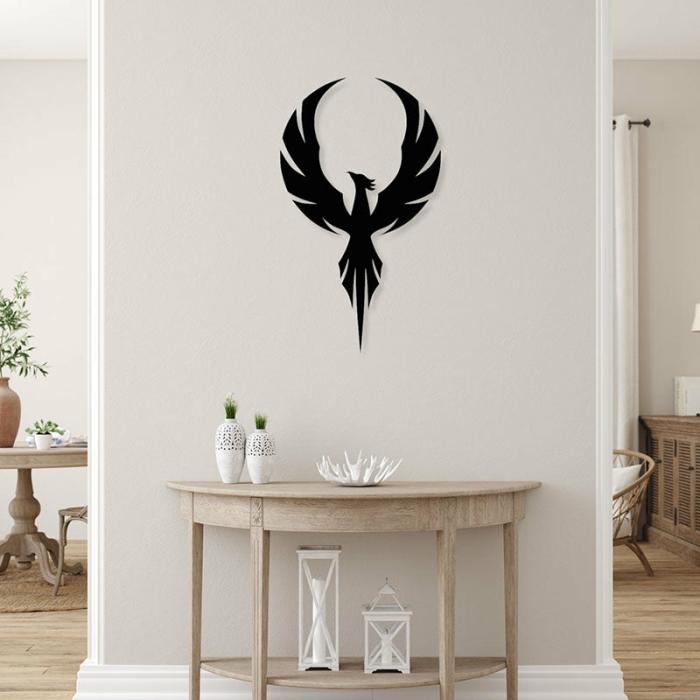 Pheonix Wall Art  |   Wall Accents Wall Accents Black