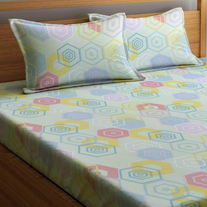 Playful Patterns Bedsheet  |   Geometric Bedsheets Bedsheets Geometric Bedsheets