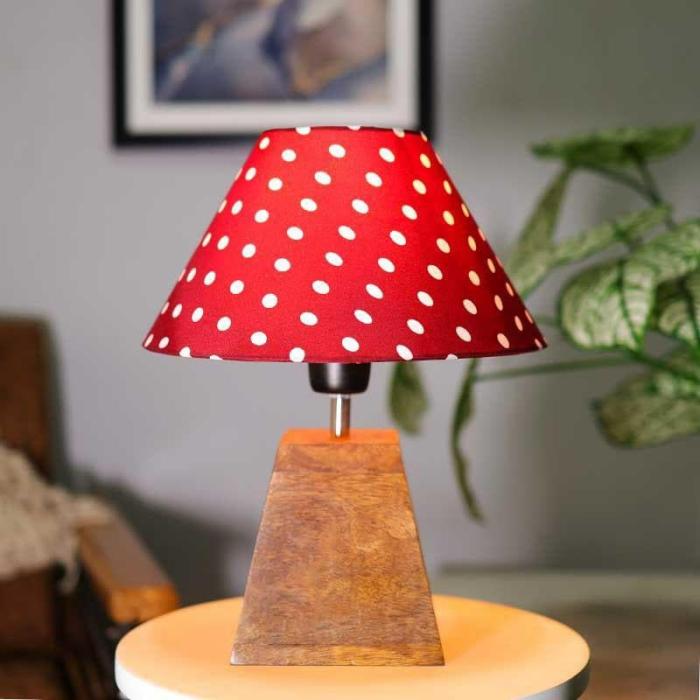 Pop Dot Perfection Lamp  |   Table Lamps Lamps & Lighting Red, Brown