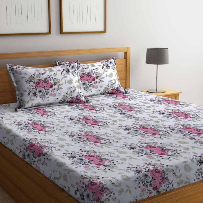 Posie Rose Bedsheet  |   Floral Bedsheets Bedsheets Floral Bedsheets