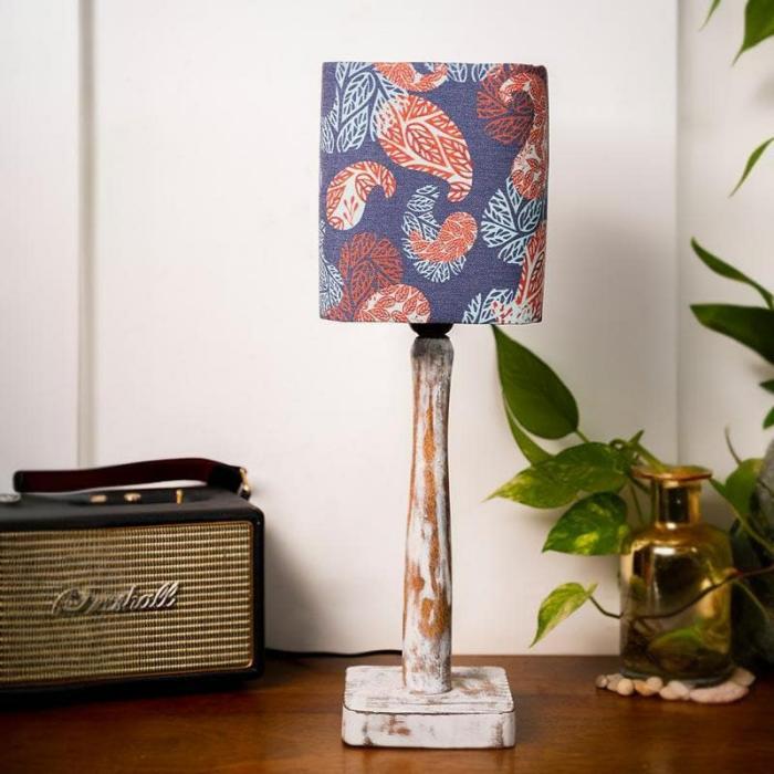 Precious Paisley With Distress Stand Table Lamp  |   Table Lamps Lamps & Lighting Multicolor