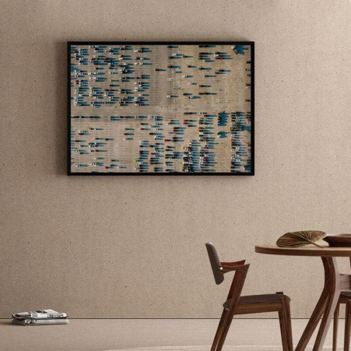 Punch Card Wall Painting  |   Wall Art & Paintings Wall Art & Paintings Blue, Brown