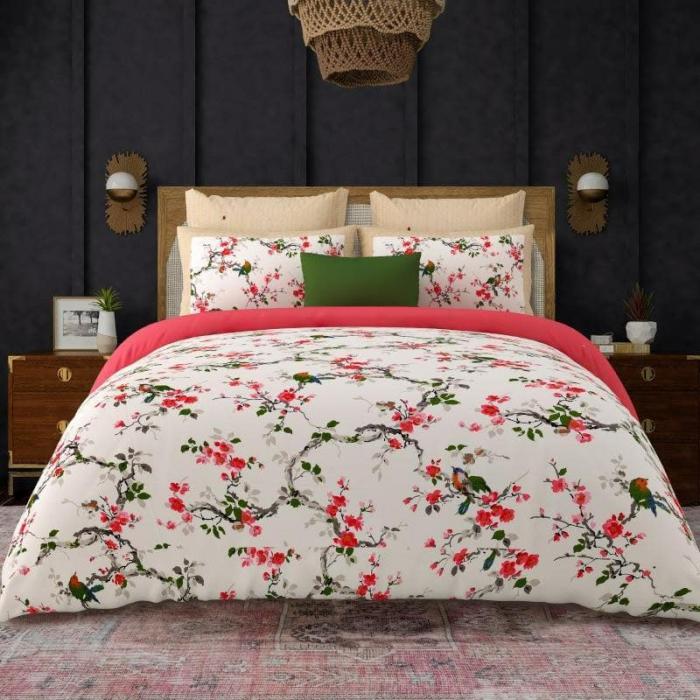 Quirky Gardenia Bedsheet  |   Floral Bedsheets Bedsheets Floral Bedsheets