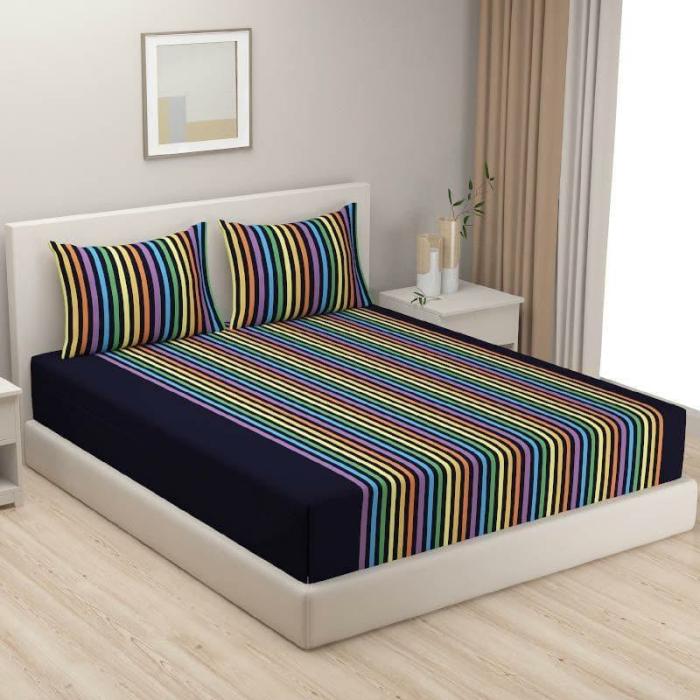 Rainbow Blast Bedsheet  |   Geometric Bedsheets Bedsheets Geometric Bedsheets