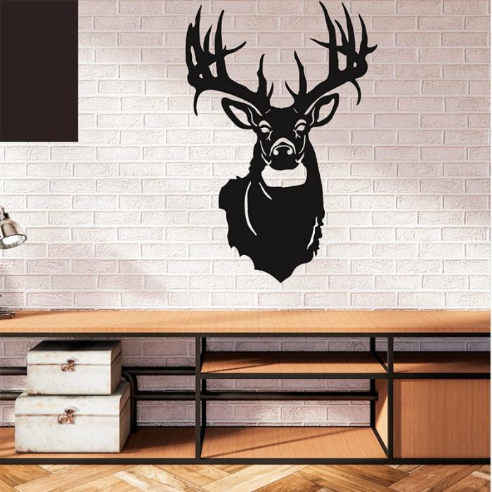 Reindeer Emerge Wall Art  |   Wall Accents Wall Accents Black