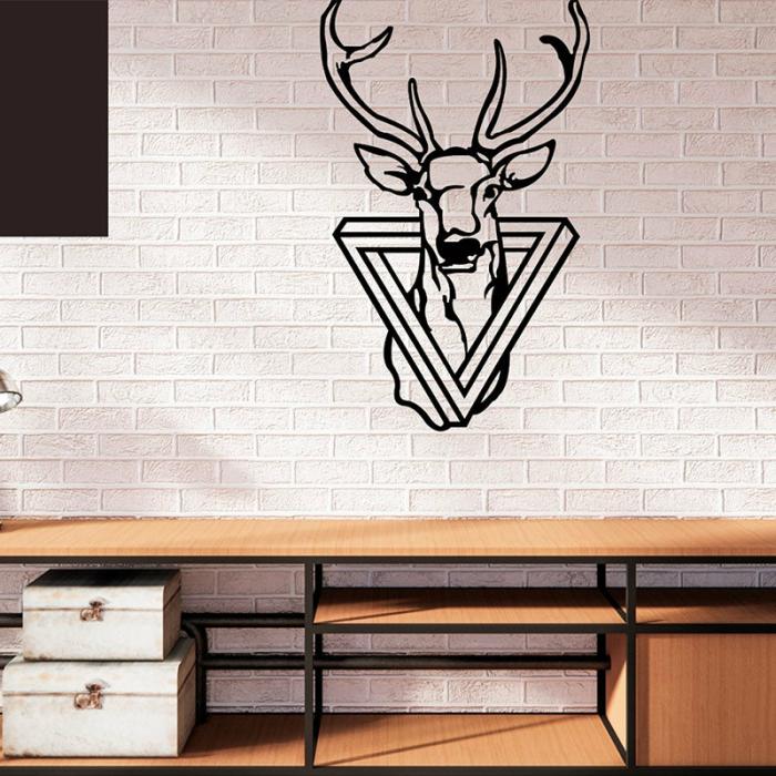 Reindeer Trace Wall Art  |   Wall Accents Wall Accents Black