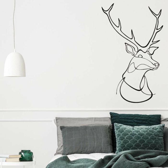 Reindeer Wall Art  |   Wall Accents Wall Accents Black