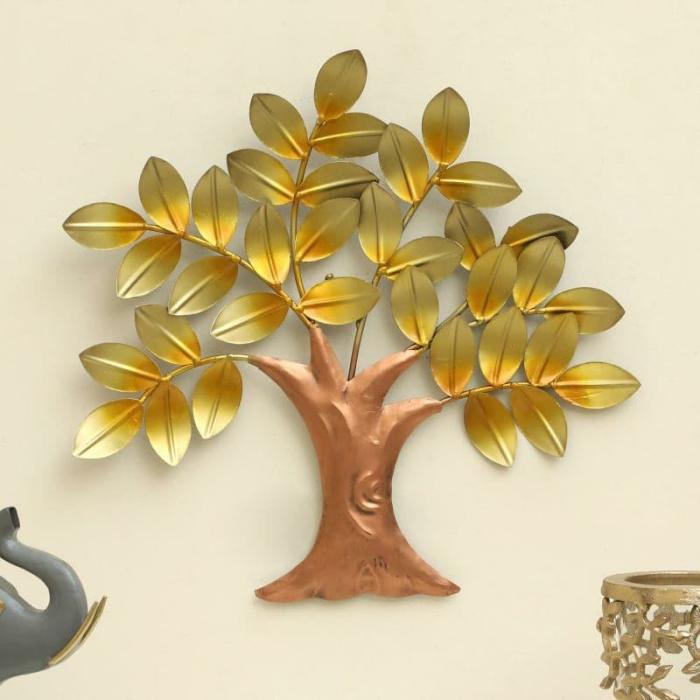 Rella Tree Wall Accent  |   Wall Accents Wall Accents Gold, Copper