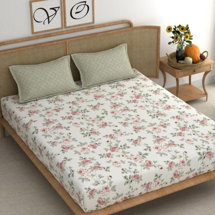 Renata Floral Bedsheet  |   Floral Bedsheets Bedsheets Floral Bedsheets