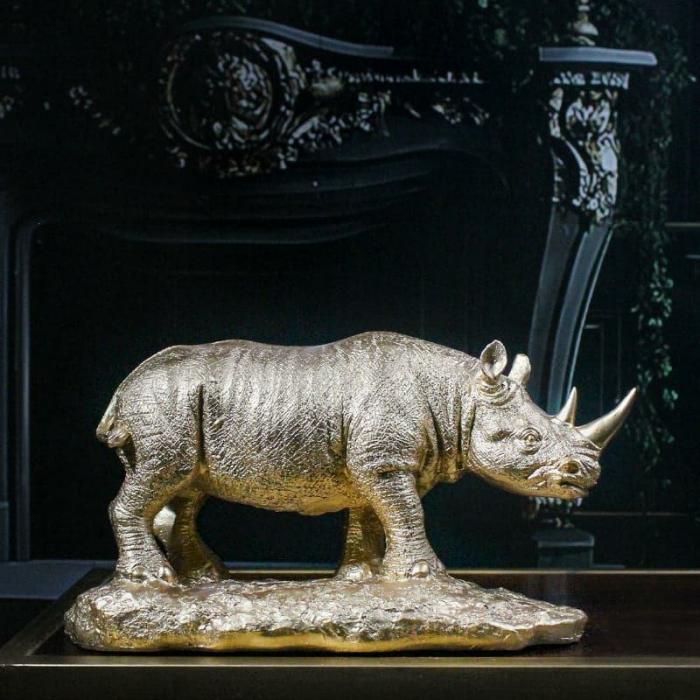 Rhino Rego Showpiece  |   Showpieces Showpieces Gold