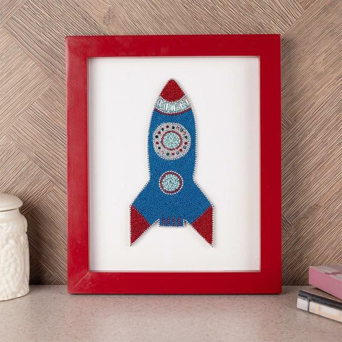 Rocket Science Wall Accent  |   Wall Accents Wall Accents Brown, Blue