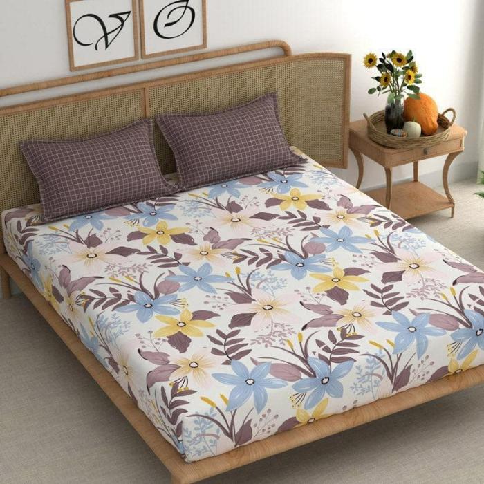 Romee Floral Bedsheet  |   Floral Bedsheets Bedsheets Floral Bedsheets