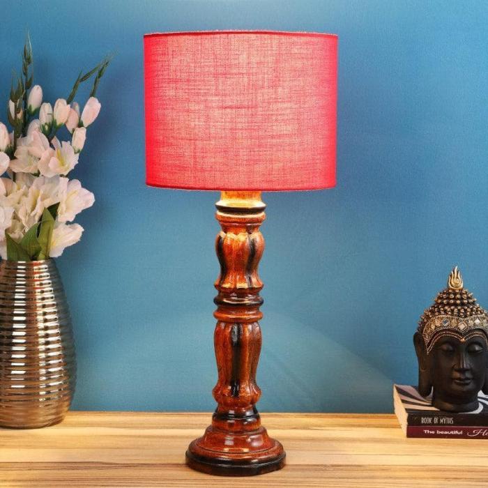 Rosa Gilmore Table Lamp  |   Table Lamps Lamps & Lighting Red, Brown