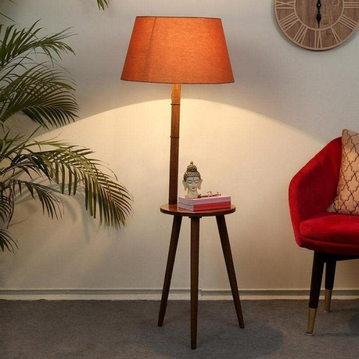 Rosa Miosa Floor Lamp With Shelf  |   Floor Lamps Floor Lamps Floor Lamps