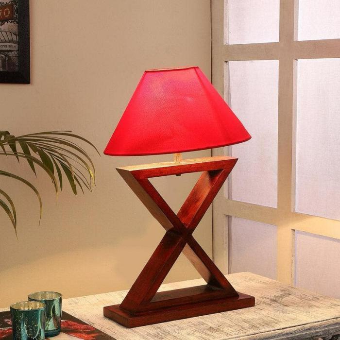 Rosu Mijori Table Lamp  |   Table Lamps Lamps & Lighting Red, Brown