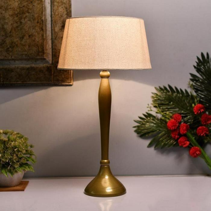 Royal Ovoid Gold Table Lamp  |   Table Lamps Lamps & Lighting Gold, White