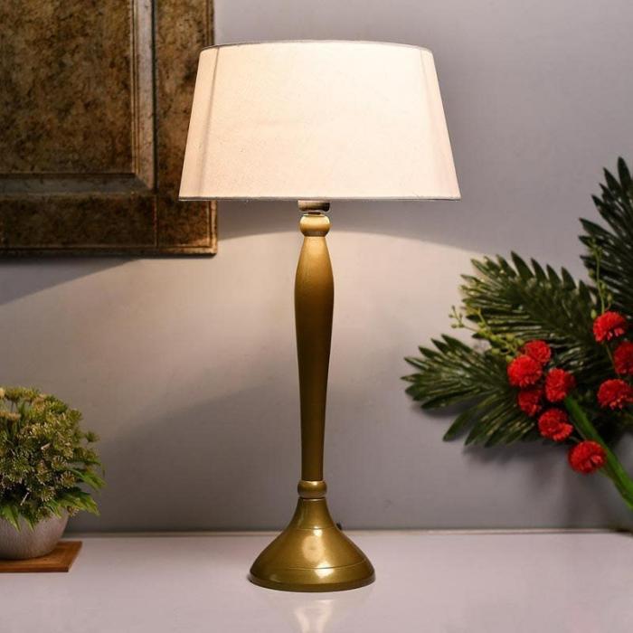 Royal Ovoid Gold Table Lamp  |   Table Lamps Lamps & Lighting Gold, White