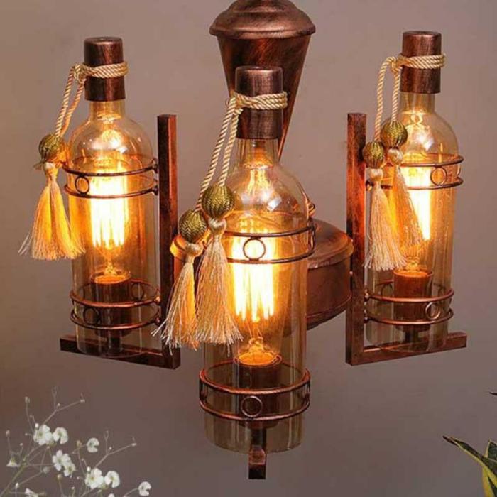 Rustic Bottle Chandelier  |   Ceiling Lamps Ceiling Lamps Ceiling Lamps