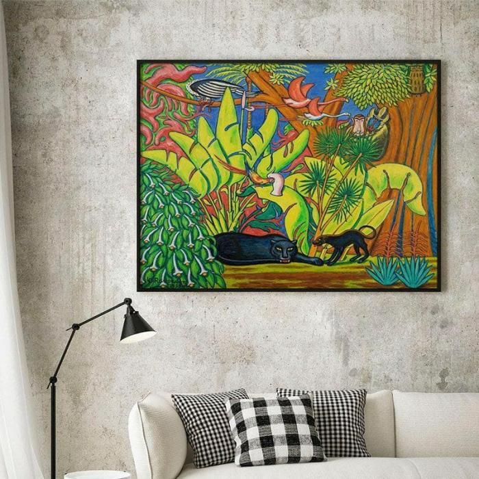 Safari Canvas Painting  |   Wall Art & Paintings Wall Art & Paintings Multicolor