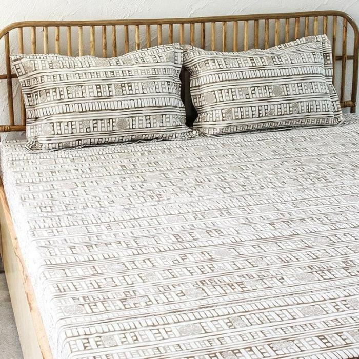 Sanchi Bedsheet  |   Geometric Bedsheets Bedsheets Geometric Bedsheets