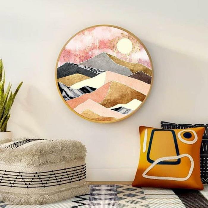 Sand Dunes Wall Art  |   Wall Art & Paintings Wall Art & Paintings Pink