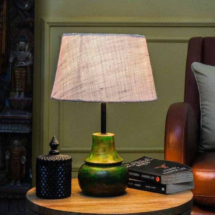 Sandy Serenity Viridian Table Lamp  |   Table Lamps Lamps & Lighting Table Lamps