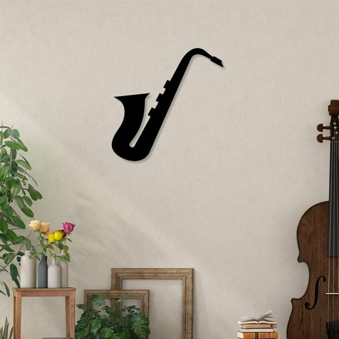 Saxophone Wall Art  |   Wall Accents Wall Accents Black