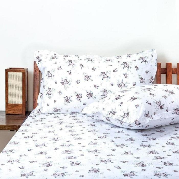 Scattered Blooms Bedsheet  |   Floral Bedsheets Bedsheets Floral Bedsheets